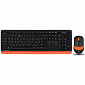 Комплект (клавіатура, мишка) бездротовий A4Tech Bloody FG1010 Orange USB - фото 1