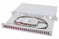 Оптическая панель DIGITUS 19' 1U, 24xLC duplex, incl, Splice Cass, OM4 Color Pigtails, Adapter
