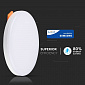 Панель стельова врізна LED V-TAC, 18W, SKU-733, Samsung Chip, 230V, 3000К, кругла, діаметр 170mm - фото 3