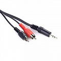 Аудио-кабель Cablexpert (CCA-458/0.2) 3.5mm-2хRCA 0.2 м, стерео, Black