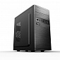 Корпус 2E BASIS (RD863-400) з БЖ 2EATX400, MiniT, Micro ATX,Mini ITX,2xUSB2.0,сталь з перфорацією(бок.панель),чорний - фото 1