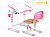 Комплект Evo-kids (стол+стул) Evo-07 Pink