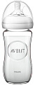Бутылочка для кормления Avent Natural стеклянная 240 мл (SCF053/17)