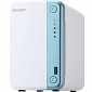 Система хранения данных QNAP TS-251D-4G с 2 отсеками для дисков, 4GB RAM, настольное исполнение - фото 1
