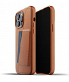 Чехол кожаный MUJJO для Apple iPhone 13 Pro Wallet Full Leather, Tan