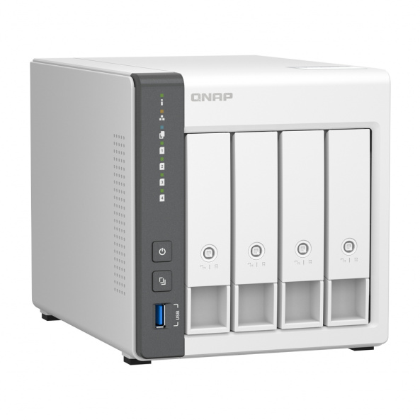 Система зберігання даних QNAP TS-433-4G з 4 відсіками для дисків, 4 ГБ DDR4, настільне виконання - фото 3