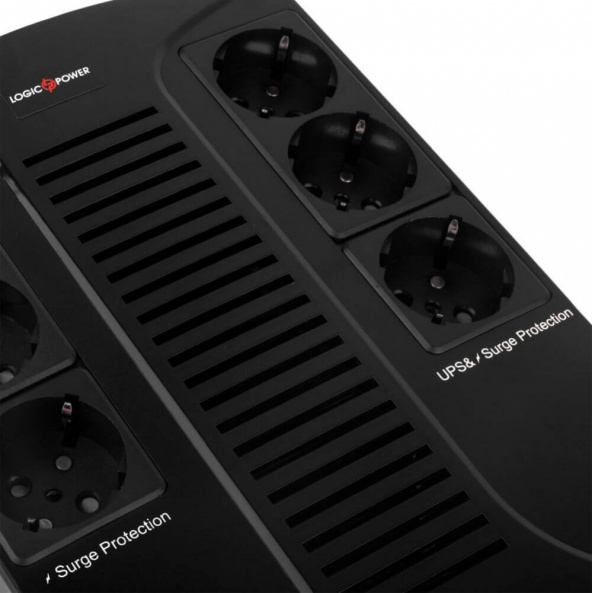 Джерело безперебійного живлення Logicpower LP 850VA-6PS (510W) лінійно-інтерактивне - фото 2