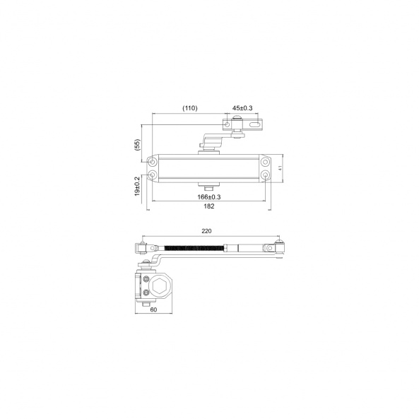 Дотягувачю Cisa 60460.03.0.97 - фото 2