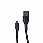 Кабель XO NB51 USB-microUSB 2.1A 1м Black (00000011358) - фото 1