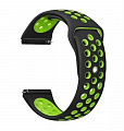 Ремешок BeCover Nike Style для Huawei Watch GT/GT 2 46mm/GT 2 Pro/GT Active/Honor Watch Magic 1/2/GS Pro/Dream Black-Green (705793)