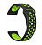 Ремінець BeCover Nike Style для Huawei Watch GT/GT 2 46mm/GT 2 Pro/GT Active/Honor Watch Magic 1/2/GS Pro/Dream Black-Green (705793)