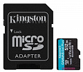 MicroSDXC  512GB UHS-I/U3 Class 10 Kingston Canvas Go! Plus R170/W90MB/s+ SD-адаптер (SDCG3/512GB)