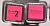 Краски для штампиков goki розовый 15345G-2