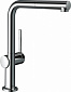 Змішувач для кухні Hansgrohe Talis M54, довж.виливу - 215мм, витяжний, 1важіль, KM270, хром - фото 1