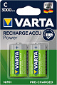 Аккумулятор VARTA RECHARGEABLE ACCU C 3000mAh BLI 2 NI-MH (READY 2 USE)