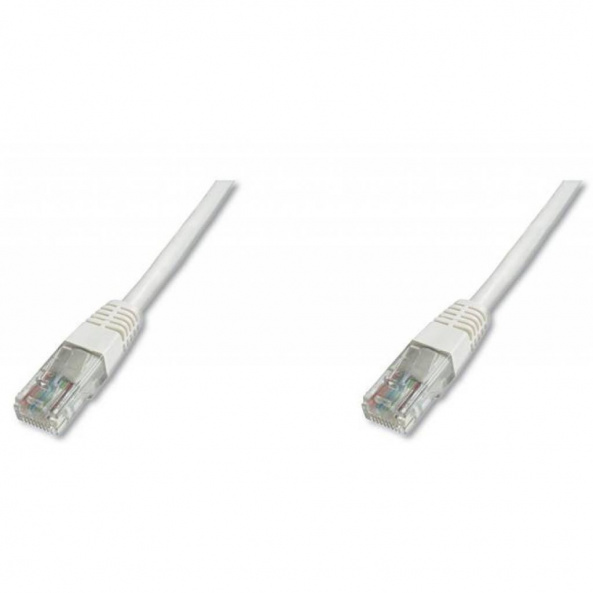Патч-корд DIGITUS cat.5e UTP,0.25м,AWG 26/7, сірого кольору - фото 2