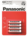 Батарейка Panasonic RED ZINK вугільно-цинкова AAA(R3) блістер, 4 шт.