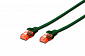 Патч-корд DIGITUS CCA CAT 6 UTP, 2м, AWG 26/7, PVC, зеленый - фото 1