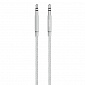 Кабель Belkin jack 3.5mm - jack 3.5mm Premium 1.2m, silver - фото 1