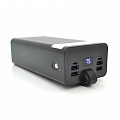 Портативная мобильная батарея Powerbank PW-41 50000 мА·ч Black Blister с фонариком