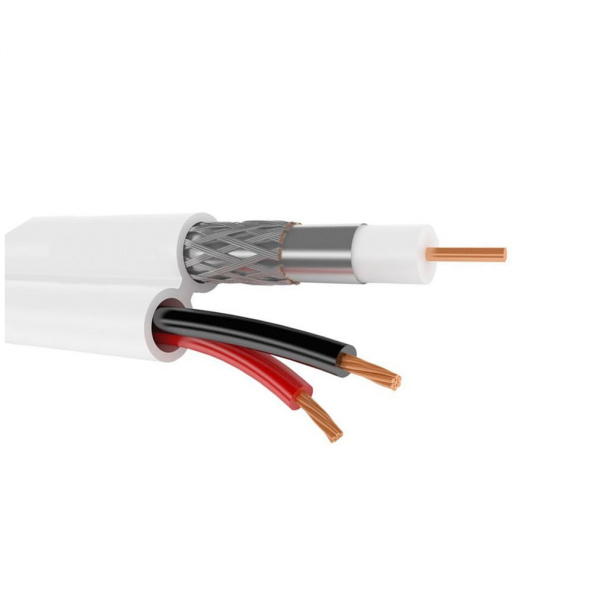 Абонентський коаксіальний кабель FinMark F5967BVcu (білий, 305 м) - фото 2