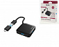 USB-хаб Hama 4 Ports USB 3.2, USB-C Adapter Black - фото 1