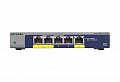 Коммутатор NETGEAR GS105PE PoE pass-thru, 2xGE PSE, 1xGE PD, 2xGE, управляемый L2