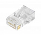 Коннектор RJ 45 Merlion (RJ45ML-100-CAT6/17265) Cat. 6 UTP, 100 шт/уп - фото 1