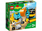 Конструктор LEGO DUPLO Вантажівка і гусеничний екскаватор 10931 - фото 1