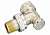 Клапан Danfoss RLV-S 15 запорный, вх. 1/2" - вых. 1/2", угловой, никель
