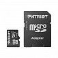 Карта памяти  MicroSDXC 128GB UHS-I Class 10 Patriot LX + SD-adapter (PSF128GMCSDXC10) - фото 1