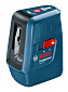 Нівелір лазерний Bosch GLL 3 X, точність ± 0.5 мм на 1 м до 15 м, 0.5 кг - фото 1