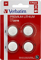 Батарейка Verbatim Premium CR2016 BL 4шт