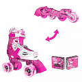 Ролики Neon Combo Skates Розовый (Размер 30-33)