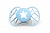 Пустушка симетрична Nuvita NV7065 Air55 Cool 0m+ "зірка" блакитна