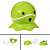 Детский горшок QCBABY Осьминог зеленый QC9906green