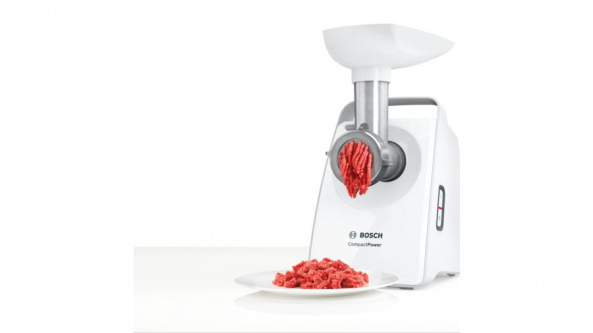 М'ясорубка Bosch MFW3520W - 1500Вт/500Вт/1,8 кг-хв./білий - фото 9