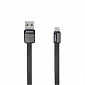 Кабель Remax Platinum RC-044i USB-Lightning, 1м, Black - фото 1
