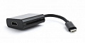 Адаптер Cablexpert (A-CM-HDMIF-01) USB3.1 Type C - HDMI, 0.15 м, черный