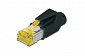 Конектор DIGITUS RJ45 CAT 6A STP, круглий кабель, з ковпачком - фото 1