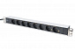 Блок розеток DIGITUS 1U, 8xSchuko, 16A, 250V, вилка Schuko - фото 1