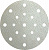 Шлифовальный круг Klingspor (липучка) O150мм P400 с отверстиями PS73BWK