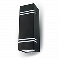 Светильник фасадный LED V-TAC, SKU-7512, Wall Sleek Wall Fitting GU10 Square Black 2 Way IP44