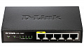 Коммутатор D-Link DES-1005P (4хFE PoE 802.3af/802.3at, 1xFE, Max 60W)