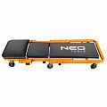 Тележка NEO на роликах для работы под автомобилем, 2 в 1, лежа 40х14х102 см, сидя 54.5x40x48 см