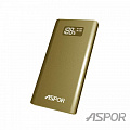 Универсальная мобильная батарея Aspor A387S 10000mAh Gold (900082)