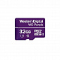 Карта памяти MICRO SDHC 32GB UHS-I/Western Digital PURPL/WDD032G1P0A WDC - фото 1