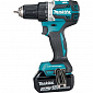 Шуруповерт Makita DDF484RTE, акум, 18В, 5Ah 2шт., 0-500/0-2000 об/хв, 54Нм, 1.5кг, кейс - фото 1