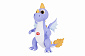 Маса для ліплення Paulinda Super Dough Cool Dragon Дракон фіолетовий PL-081378-18 - фото 2