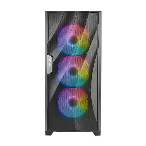 Корпус Antec DF700 FLUX Gaming,MidT,2xUSB3.0,3x120ARGB+2x120мм,скло (бок. панель),без БЖ,чорний - фото 6